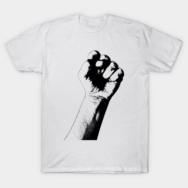 Resist BW T-Shirt by EshiPaints